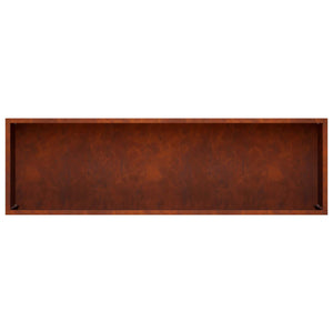 Γλάστρα Κήπου 2 τμχ. Σκ rusty 100 x 30 x 49 εκ