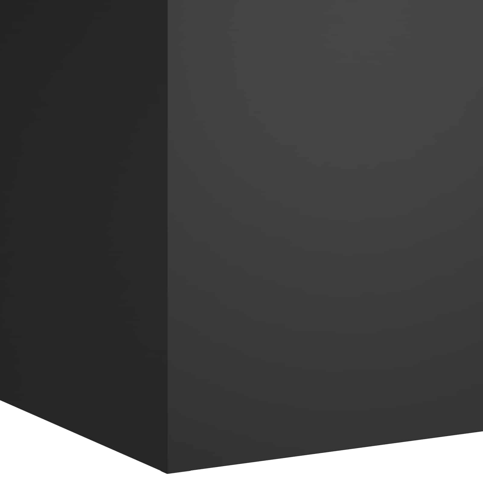 Γλάστρα Κήπου Μαύρο 40 x 40 x 60 cm Ψυχρής έλασης χάλυβας