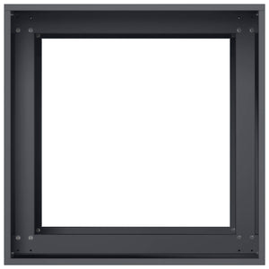 Γλάστρα Κήπου Ανθρακί 40 x 40 x 60 cm Ψυχρής έλασης χάλυβας - Pakobazaar