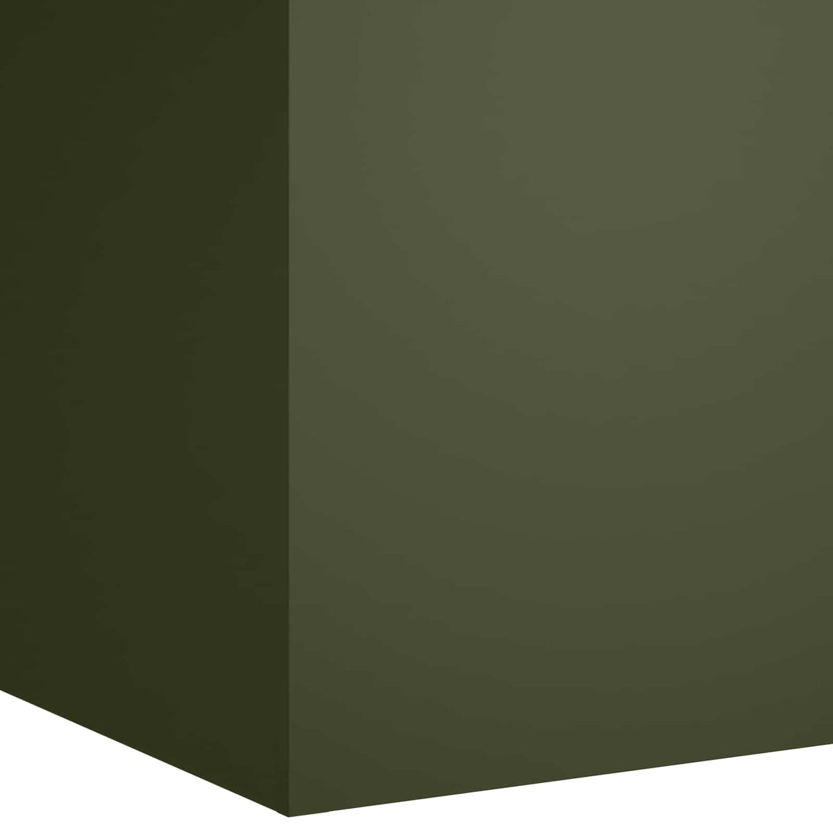 Γλάστρα Κήπου Λαδί 40 x 40 x 60 cm Ψυχρής έλασης χάλυβας