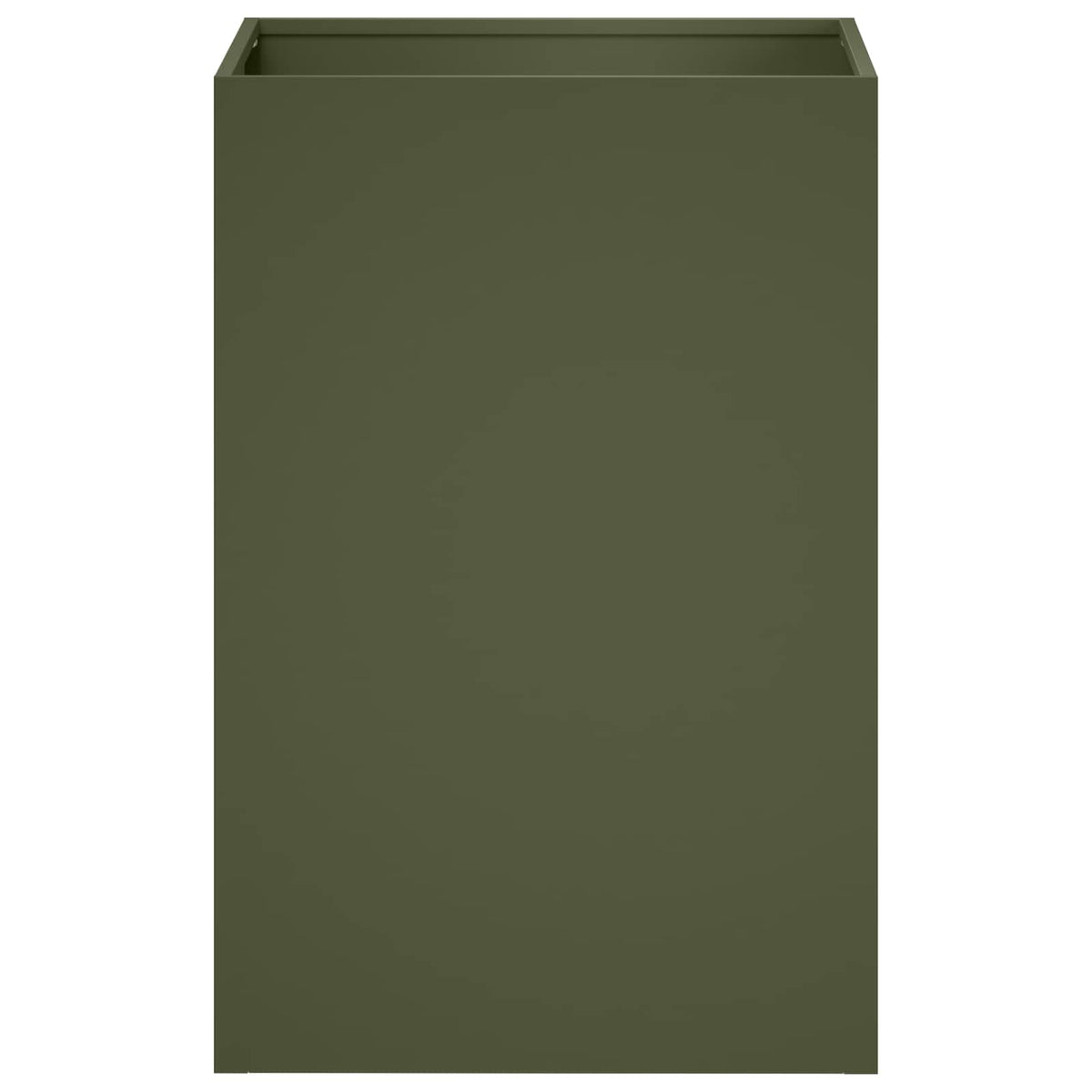 Γλάστρα Κήπου Λαδί 40 x 40 x 60 cm Ψυχρής έλασης χάλυβας