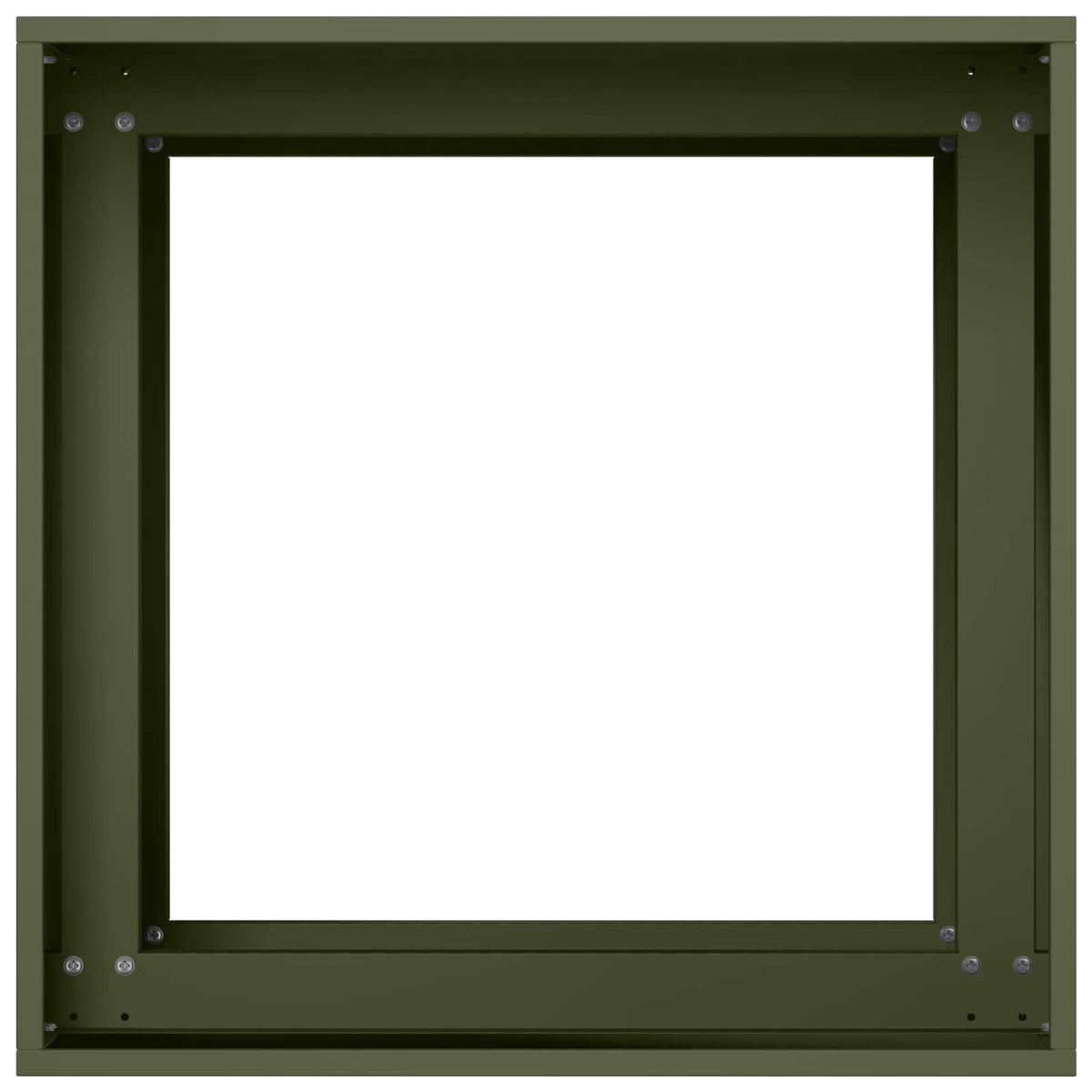 Γλάστρα Κήπου Λαδί 40 x 40 x 60 cm Ψυχρής έλασης χάλυβας
