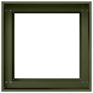 Γλάστρα Κήπου Λαδί 40 x 40 x 60 cm Ψυχρής έλασης χάλυβας