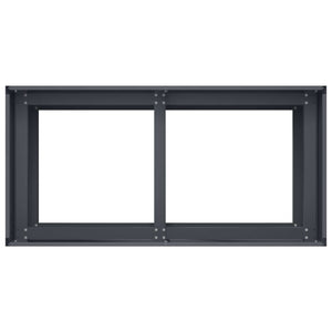Γλάστρα Κήπου Ανθρακί 80 x 40 x 60 cm Ψυχρής έλασης χάλυβας - Pakobazaar