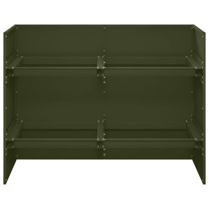 Γλάστρα Κήπου Λαδί 80 x 40 x 60 cm Ψυχρής έλασης χάλυβας