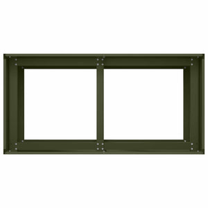 Γλάστρα Κήπου Λαδί 80 x 40 x 60 cm Ψυχρής έλασης χάλυβας