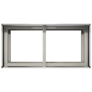 Γλάστρα Κήπου Ασημί 80 x 40 x 60 cm Ανοξείδωτο Ατσάλι - Pakobazaar