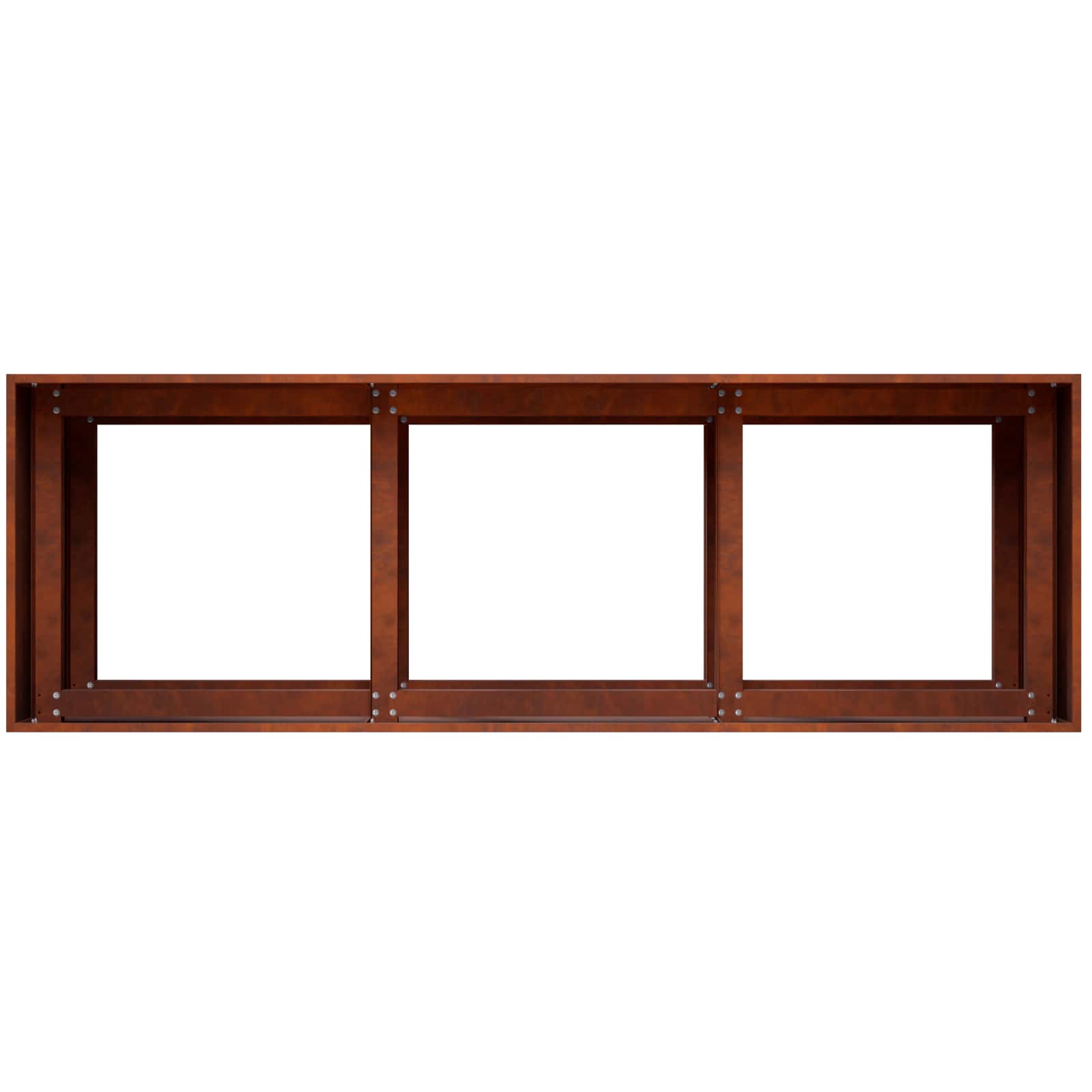 Γλάστρα Κήπου Σκ rusty 120 x 40 x 60 εκ