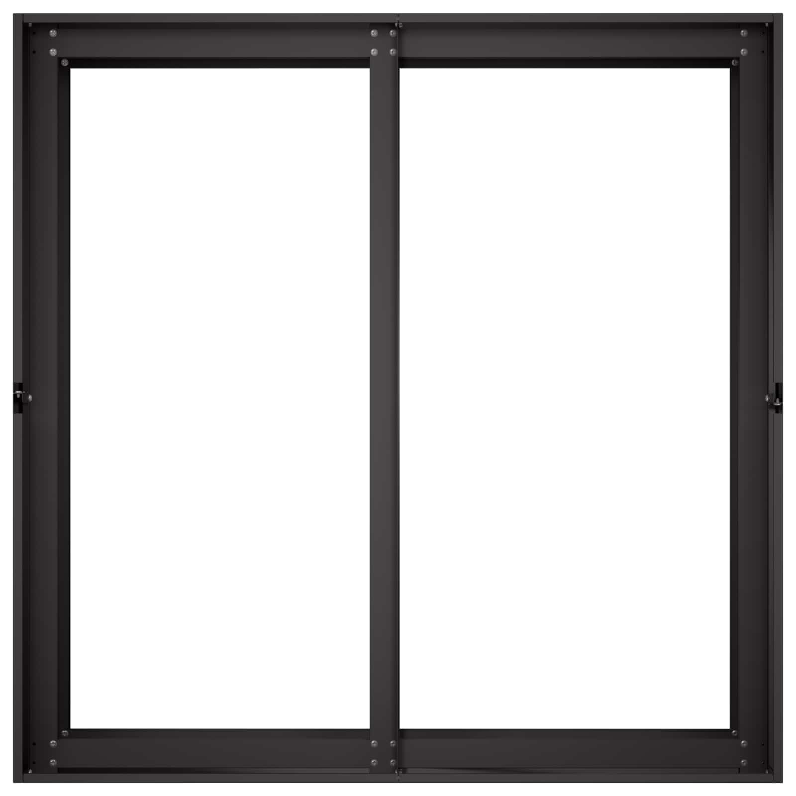Γλάστρα Κήπου Μαύρο 80 x 80 x 60 εκ. Ψυχρής έλασης χάλυβας