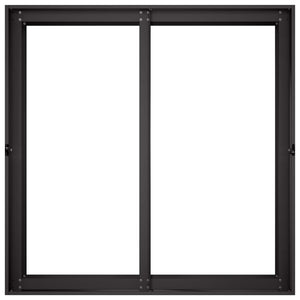 Γλάστρα Κήπου Μαύρο 80 x 80 x 60 εκ. Ψυχρής έλασης χάλυβας