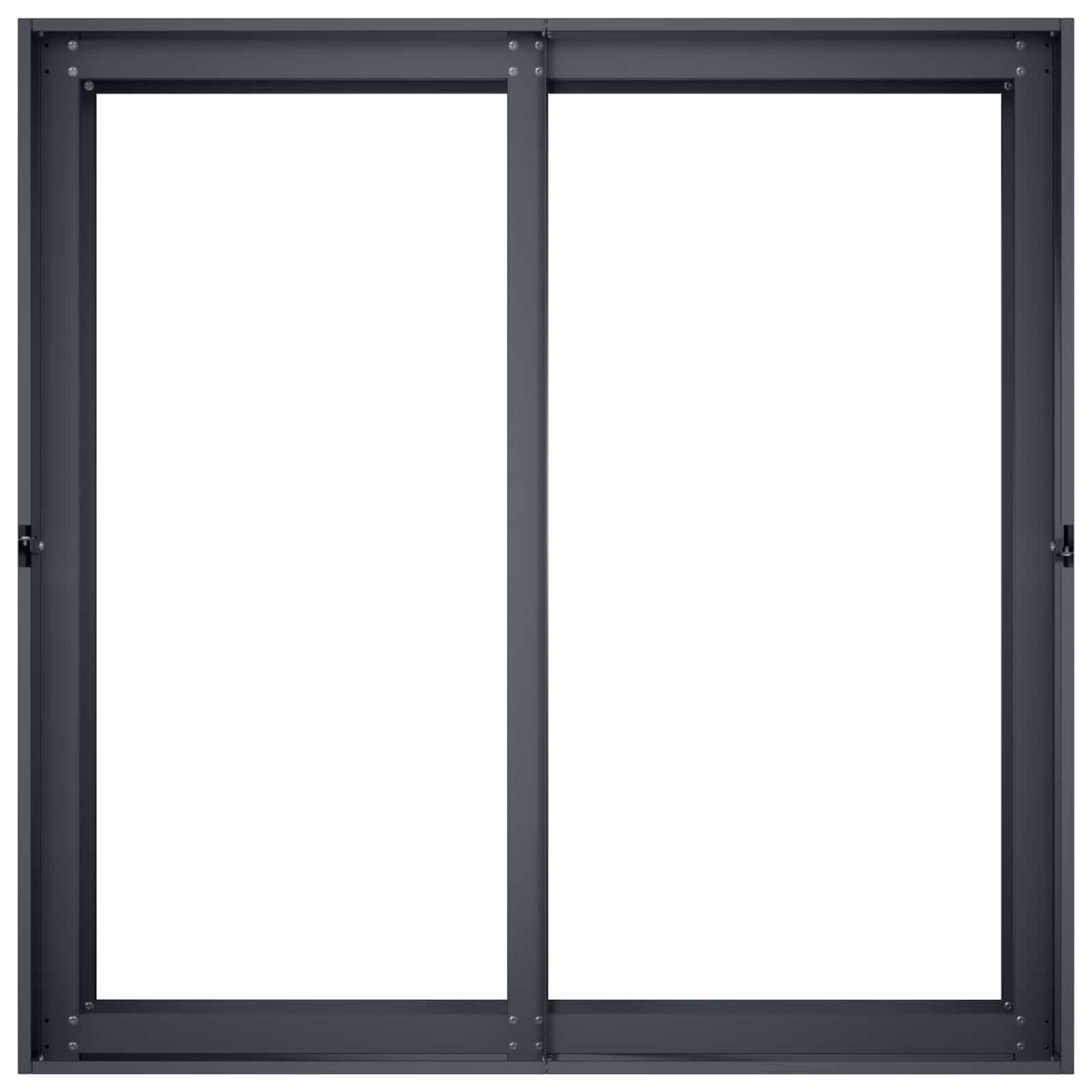 Γλάστρα Κήπου Ανθρακί 80 x 80 x 60 εκ. Ψυχρής έλασης χάλυβας