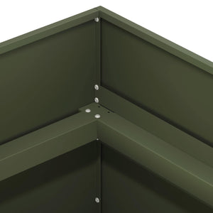 Γλάστρα Κήπου Λαδί 80 x 80 x 60 εκ. Ψυχρής έλασης χάλυβας