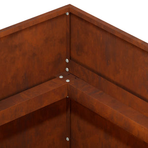 Γλάστρα Κήπου Σκ rusty 80 x 80 x 60 εκ.