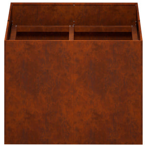 Γλάστρα Κήπου Σκ rusty 80 x 80 x 60 εκ.