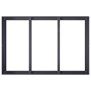 Γλάστρα Κήπου Ανθρακί 120 x 80 x 60 εκ Ψυχρής έλασης χάλυβας - Pakobazaar