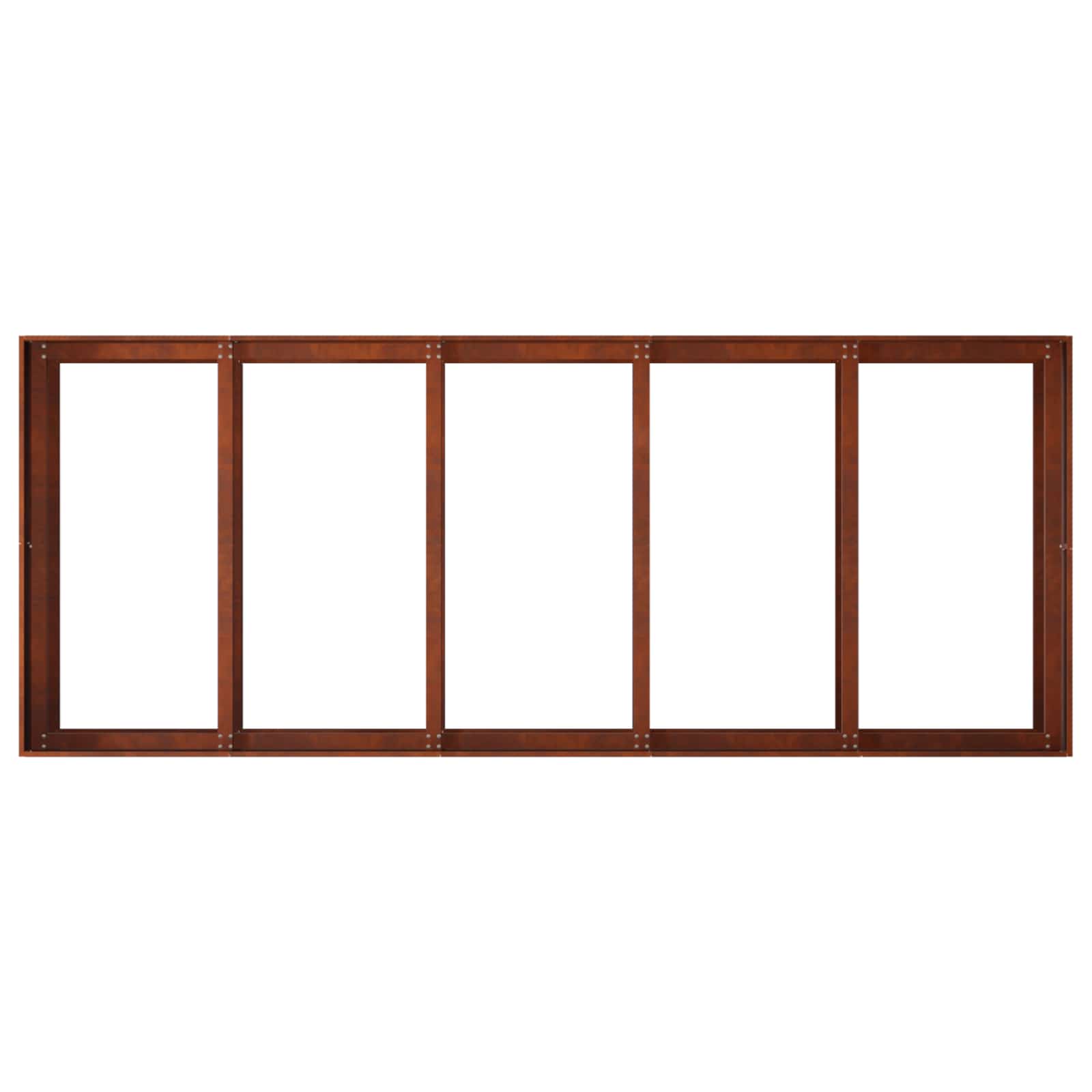 Γλάστρα Κήπου Σκ rusty 200 x 80 x 60 εκ