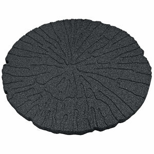 Πέτρα βήματος 6 pcs Μαύρο Ø 45 x 1,8 εκ Λάστιχο - Pakobazaar