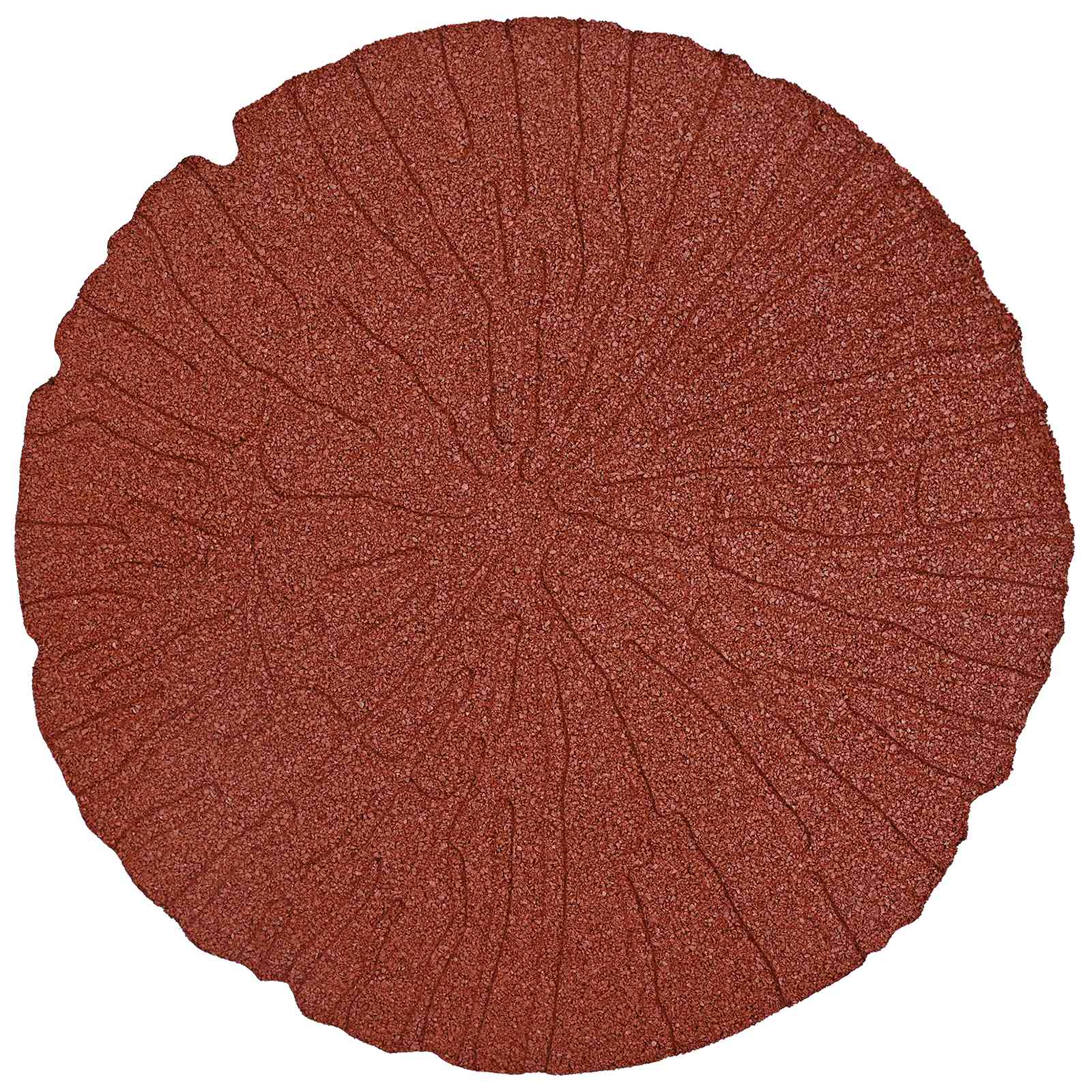 Πέτρα βήματος 6 pcs Κόκκινο Ø 45 x 1,8 εκ Λάστιχο - Pakobazaar