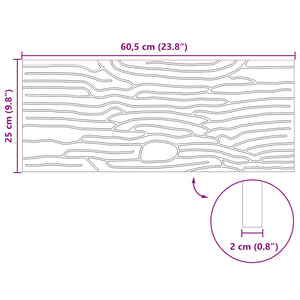 Πέτρα βήματος 6 pcs Κόκκινο 60,5 x 25 x 2 εκ Λάστιχο - Pakobazaar