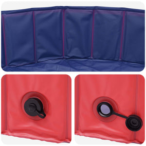 Πισίνα Σκύλου Κόκκινο Ø300 x 38 cm Χοντρό PVC - Pakobazaar