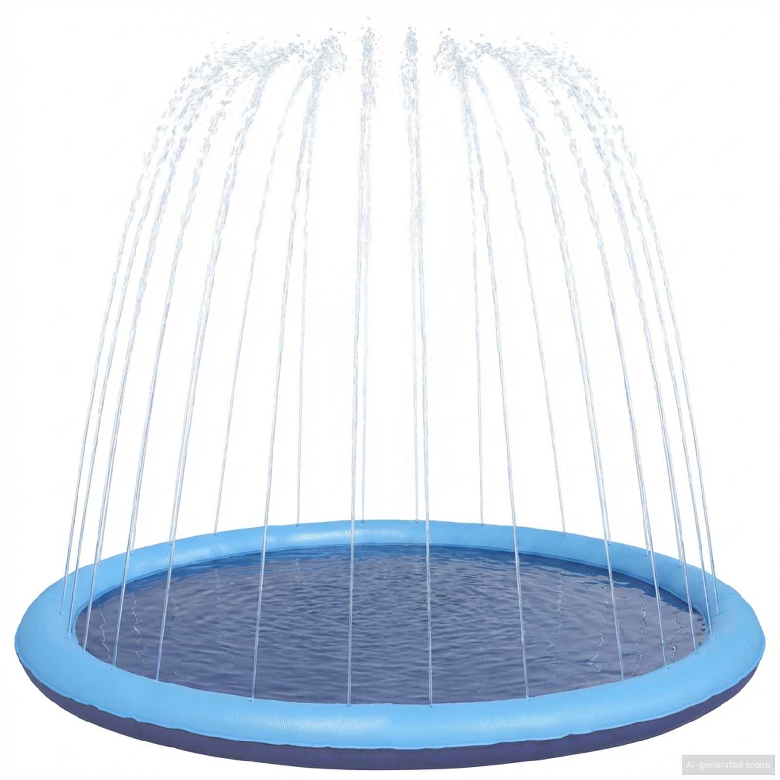 Πάτωμα Splash για Παιδιά και Σκύλους Μπλε Ø150 x 10 εκ PVC - Pakobazaar