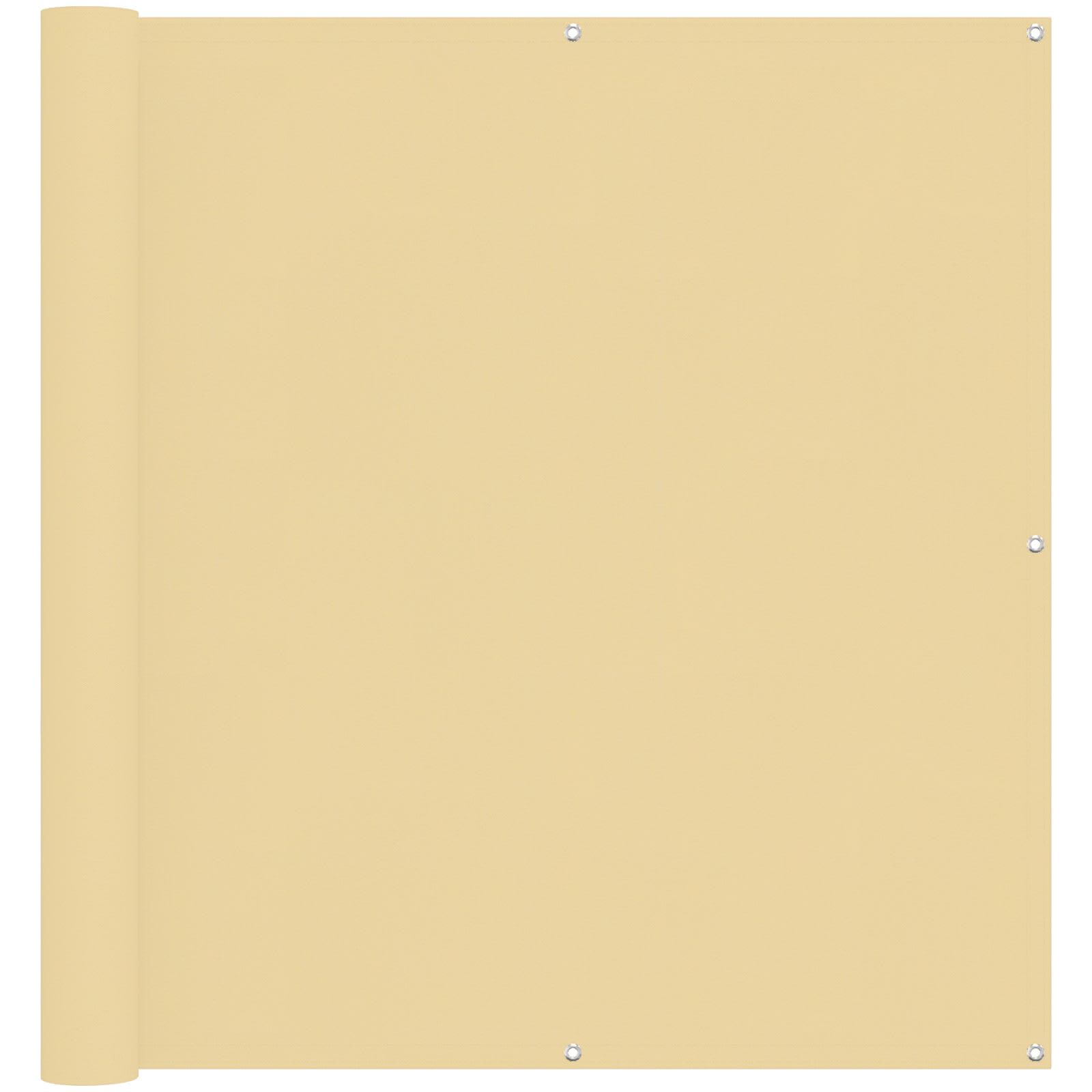 Οθόνη Μπαλκονιού Άμμος 110 x 1000 εκ Ύφασμα Όξφορντ - Pakobazaar