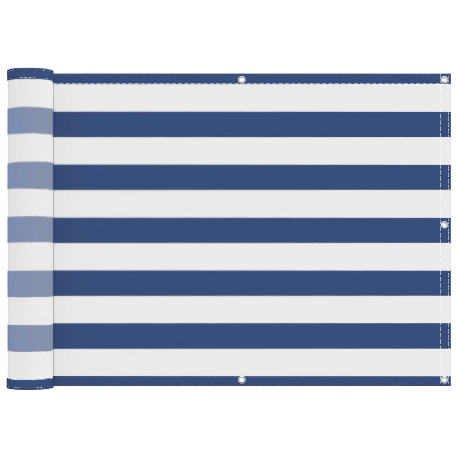 Οθόνη Μπαλκονιού Μπλε και άσπρο 75 x 200 cm - Pakobazaar