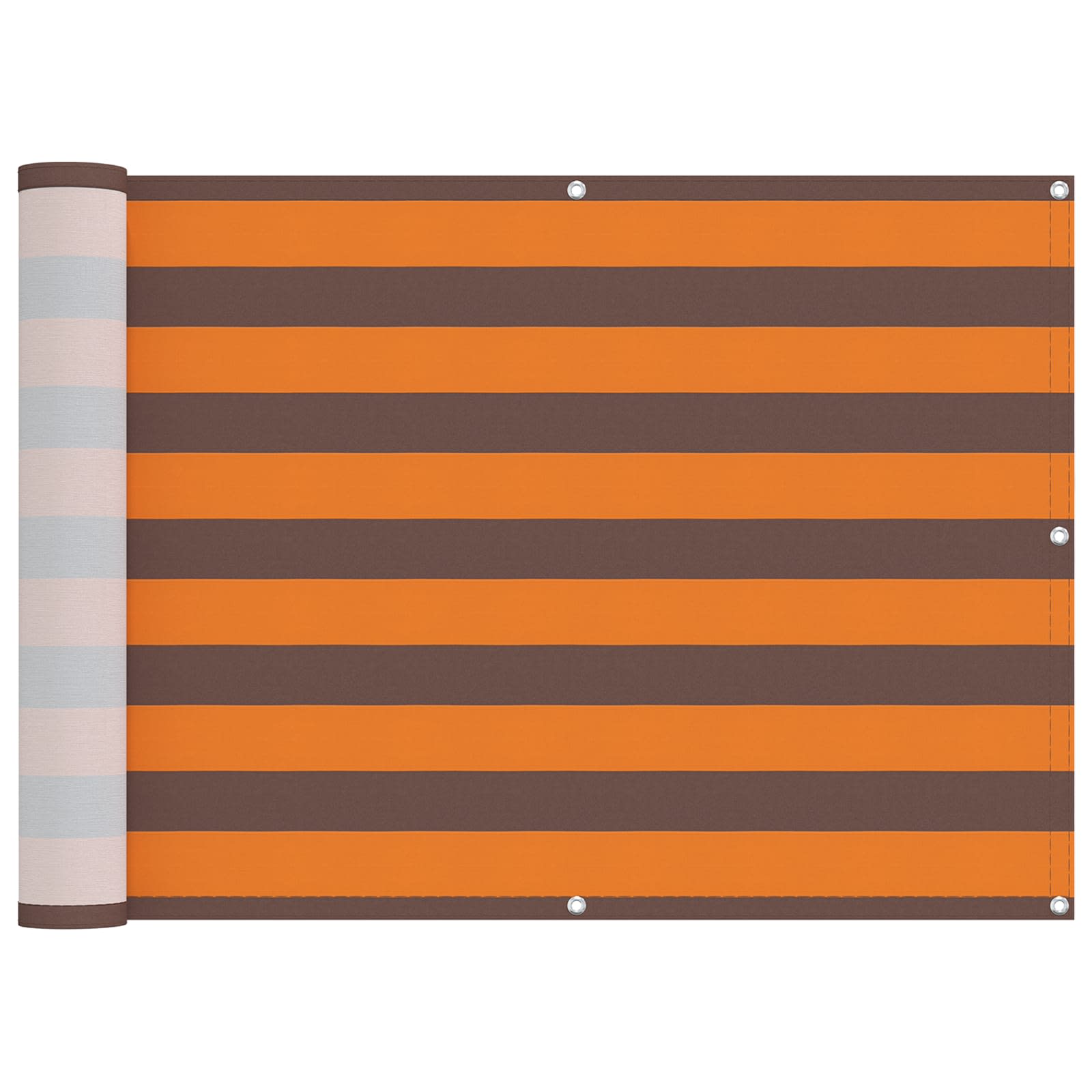 Οθόνη Μπαλκονιού Πορτοκαλί και Καφέ 75 x 200 cm - Pakobazaar