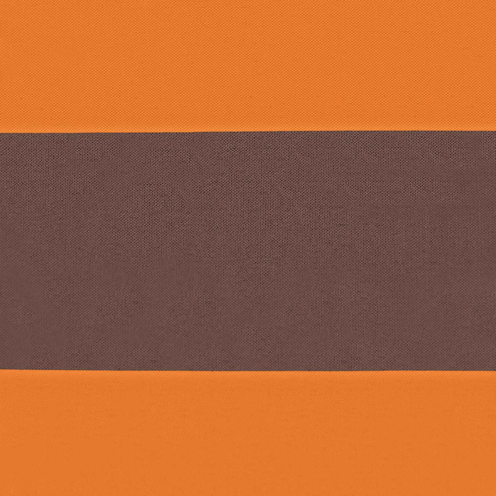 Οθόνη Μπαλκονιού Πορτοκαλί και Καφέ 100 x 600 cm Ύφασμα Όξφορντ - Pakobazaar
