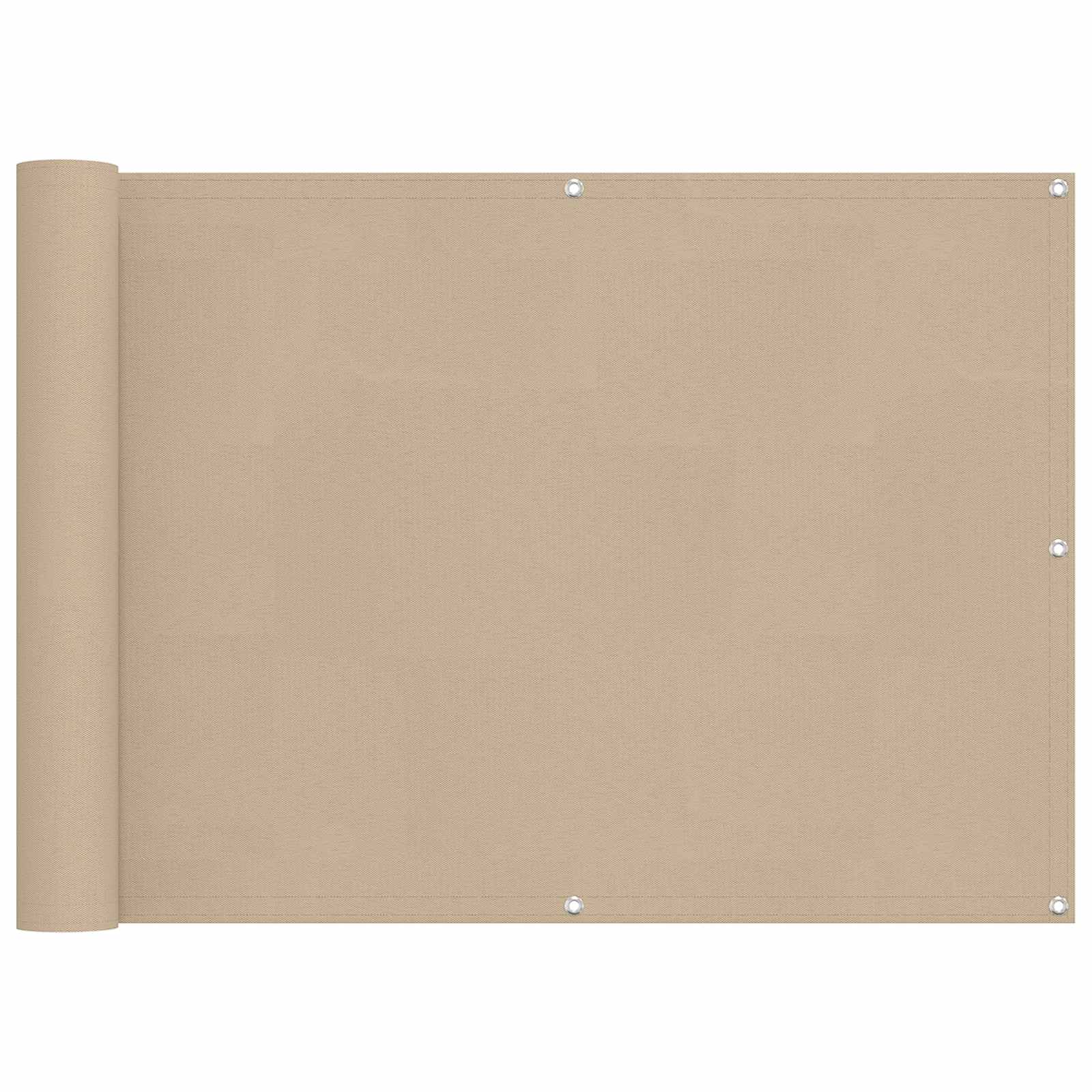 Οθόνη Μπαλκονιού Μπεζ 75 x 200 cm - Pakobazaar