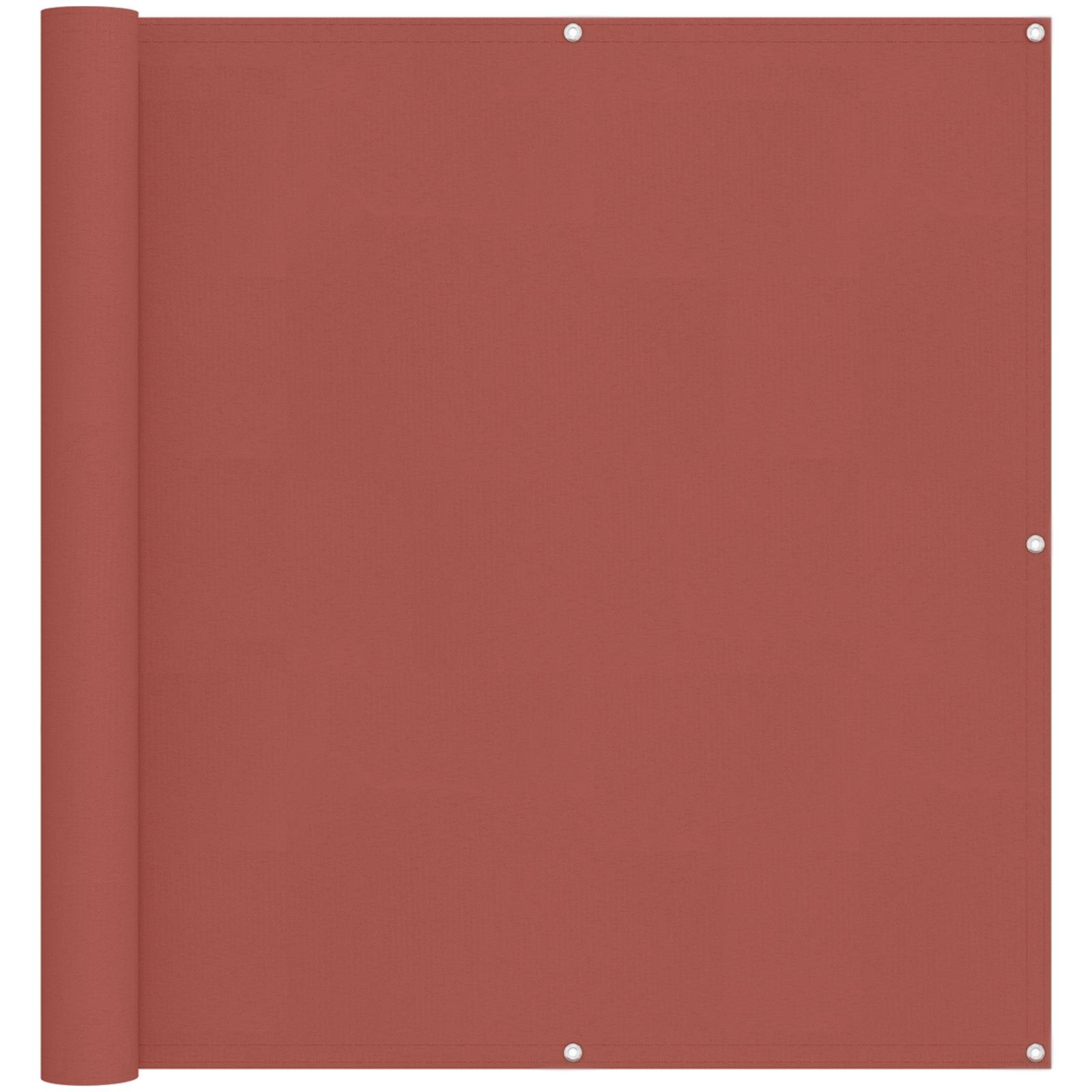 Οθόνη Μπαλκονιού Τερακότα 110 x 200 εκ Ύφασμα Όξφορντ - Pakobazaar