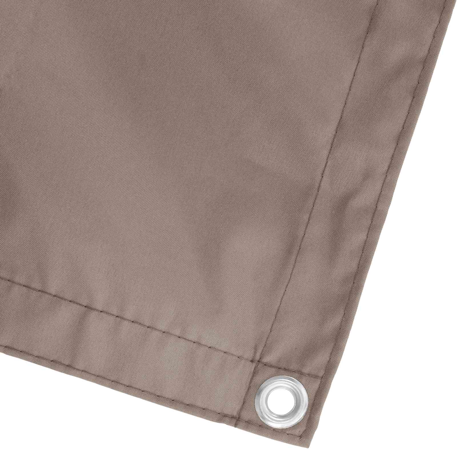 Οθόνη Μπαλκονιού Taupe 100 x 600 cm Ύφασμα Όξφορντ - Pakobazaar