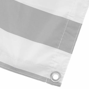 Οθόνη Μπαλκονιού Ανοιχτό Γκρι και Λευκό 110 x 600 εκ - Pakobazaar