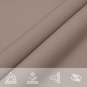 Πανί σκιάς Taupe 6 x 2,5 μ 100% Πολυέστερ Οξφόρδη - Pakobazaar
