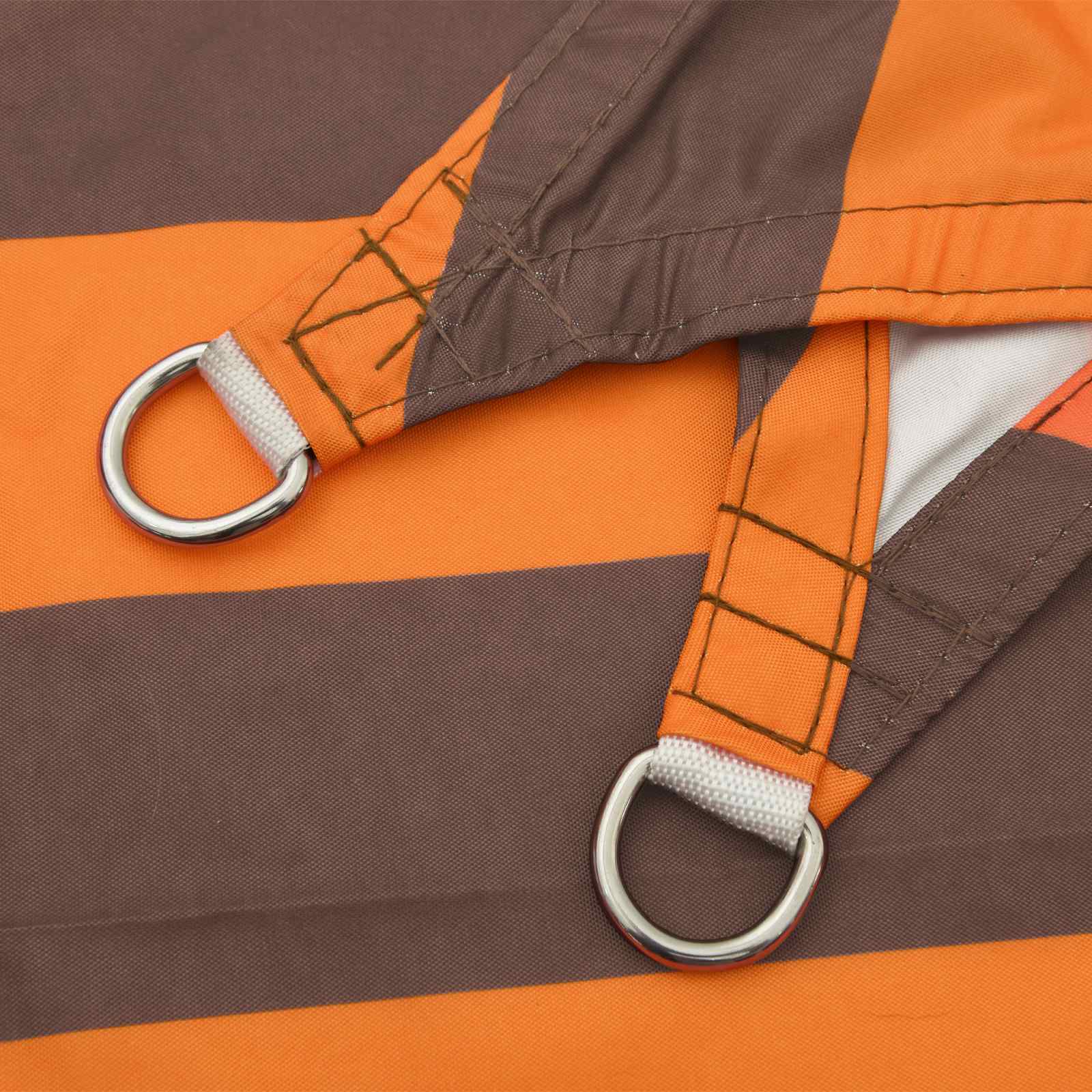 Πανί σκιάς Πορτοκαλί και Καφέ 5 x 3 m 100% Πολυέστερ Οξφόρδη - Pakobazaar