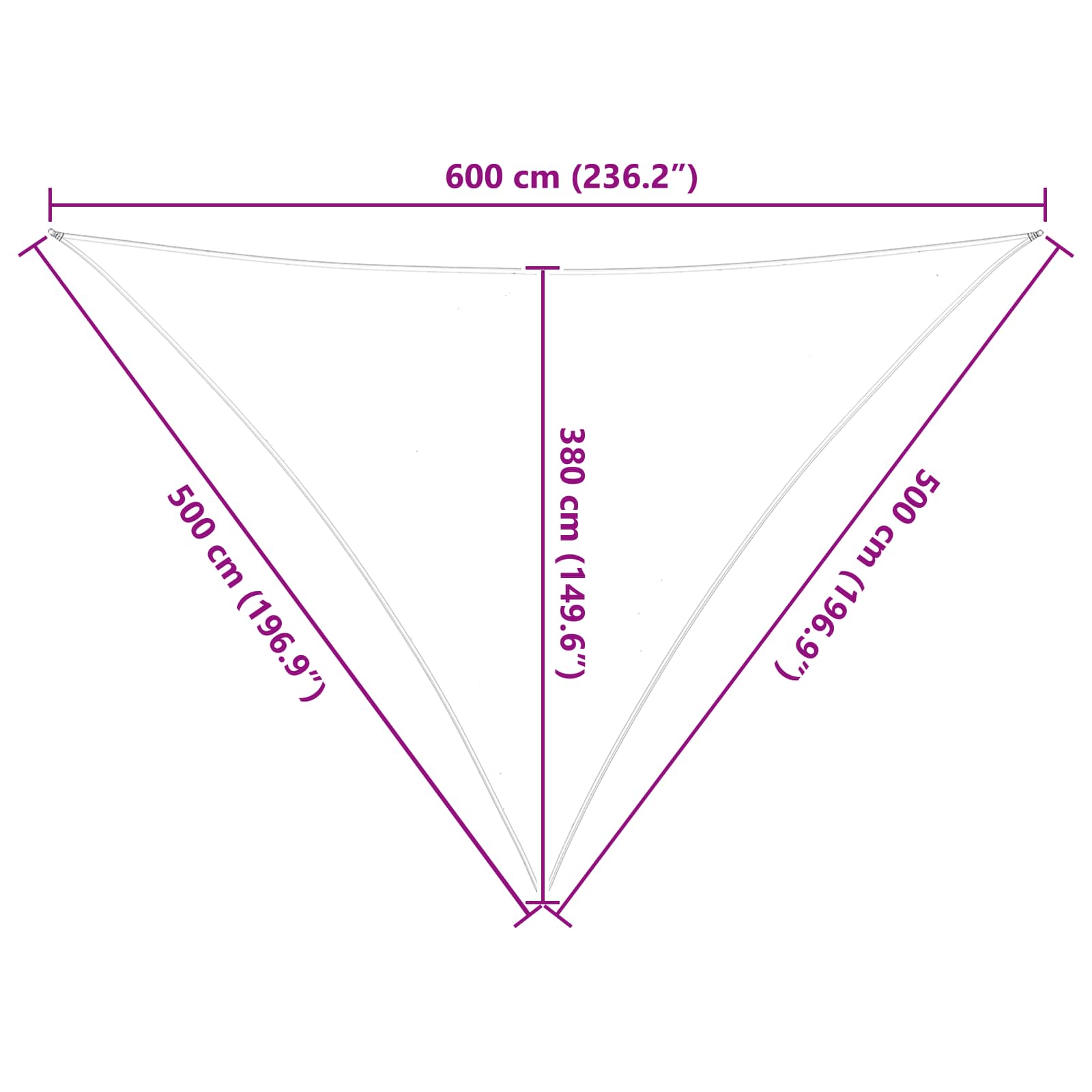 Σκίαση Ήλιου Εξωτερικού Χώρου 5 x 5 x 6 m - Pakobazaar