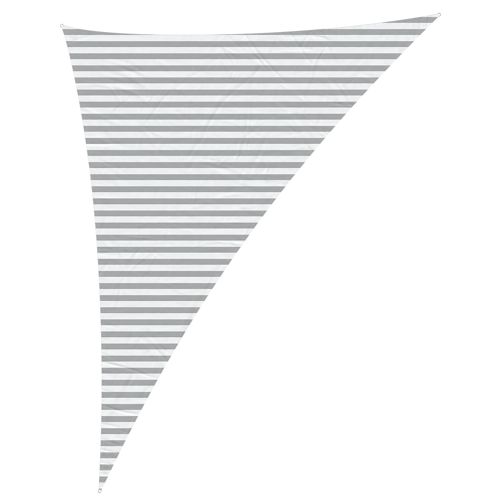 Πανί σκιάς Ανοιχτό Γκρι και Λευκό 4 x 5 x 6,4 m - Pakobazaar