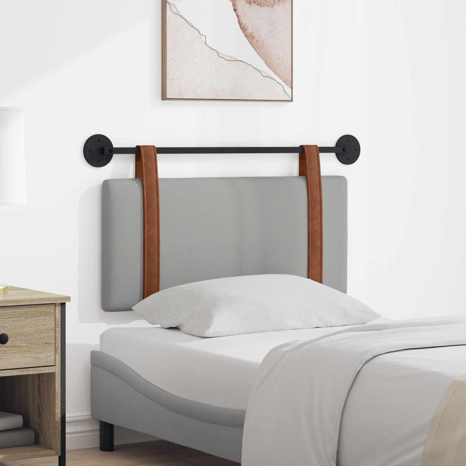 Κρεμαστό Κεφαλάρι Σκίουρος Γκρί 90 x 40 cm Επεξεργασμένο ξύλο - Pakobazaar