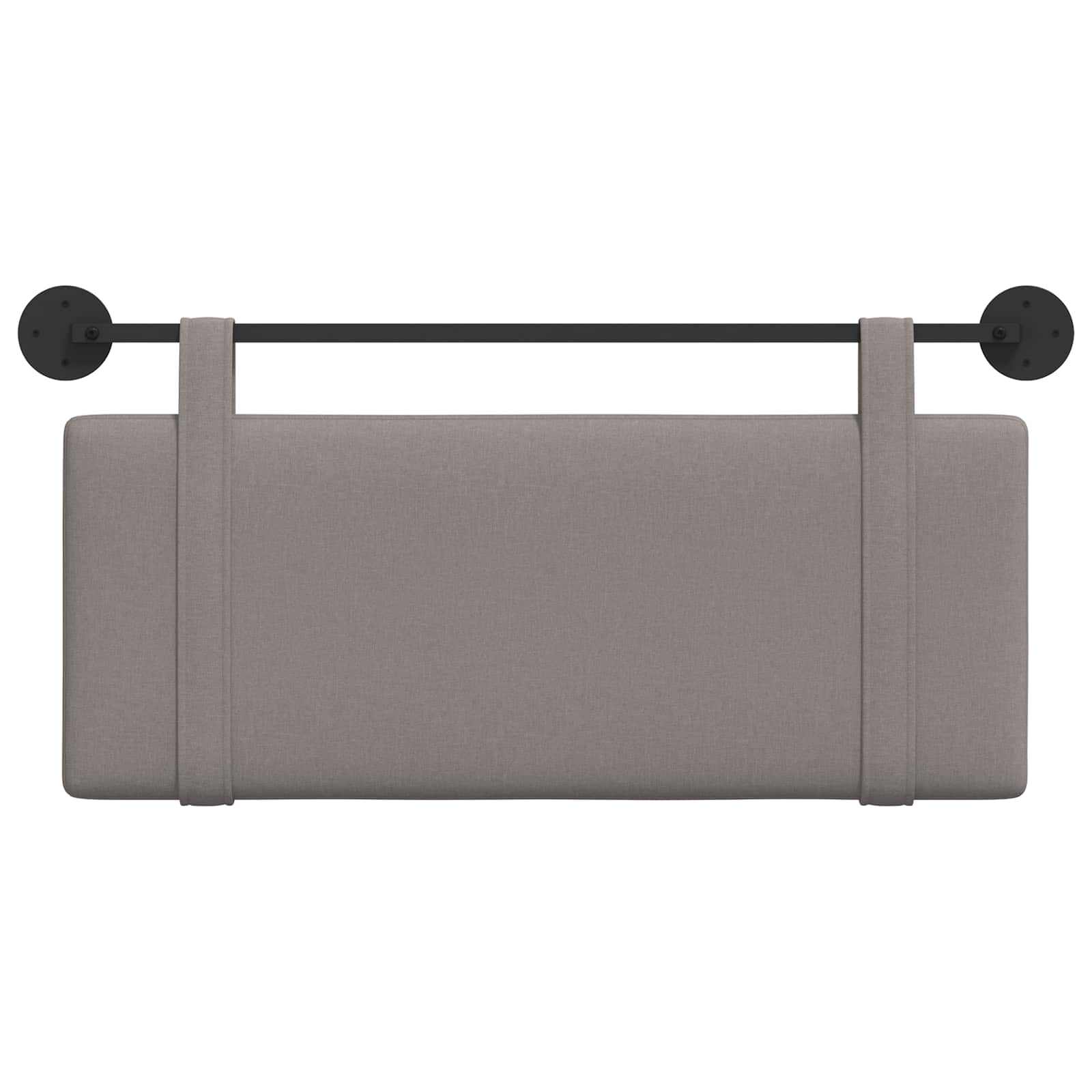 Κρεμαστό Κεφαλάρι Επιτοίχιο Taupe 110 x 55 x 5 εκ ύφασμα - Pakobazaar