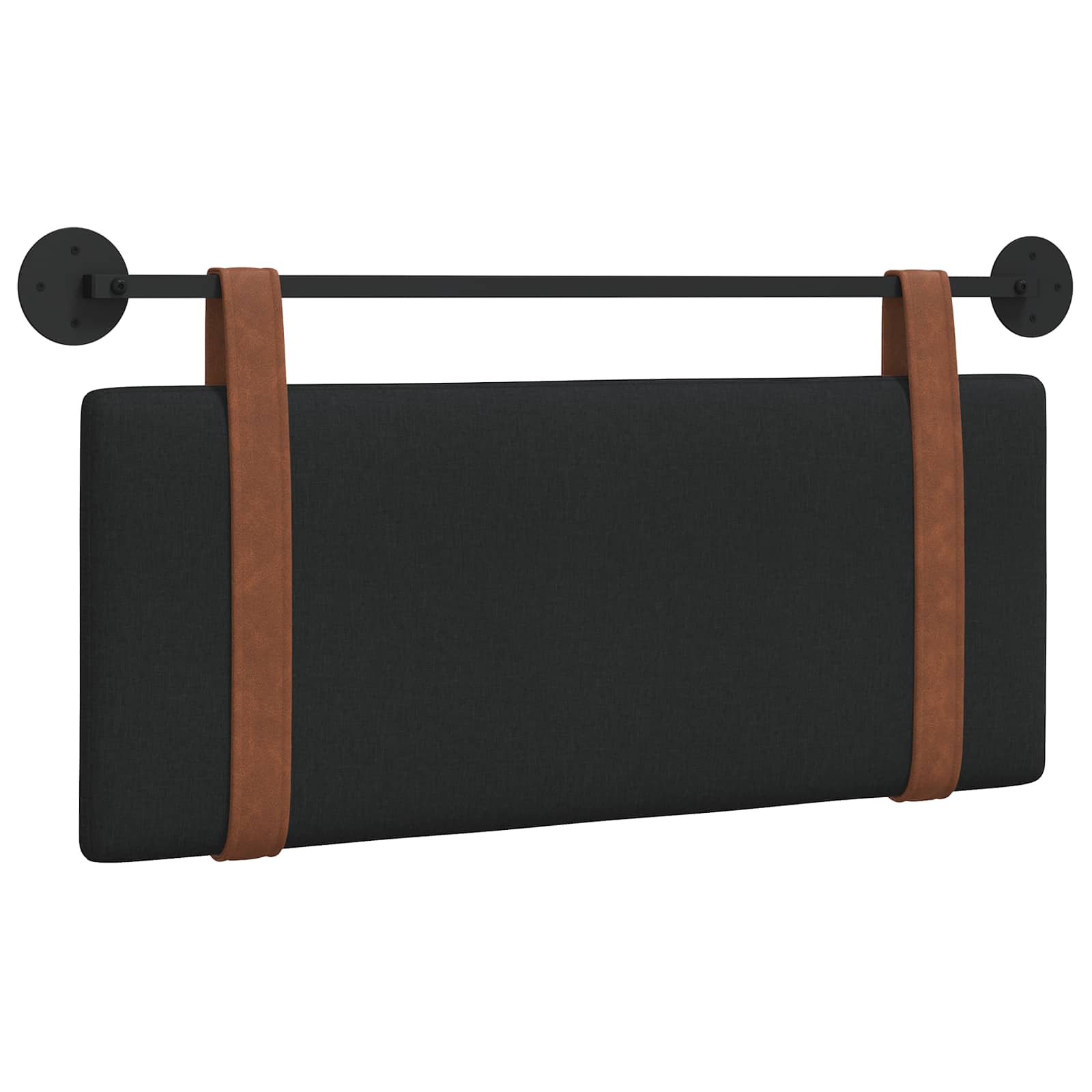 Κρεμαστό Κεφαλάρι Μαύρο 100 x 40 cm Επεξεργασμένο ξύλο - Pakobazaar