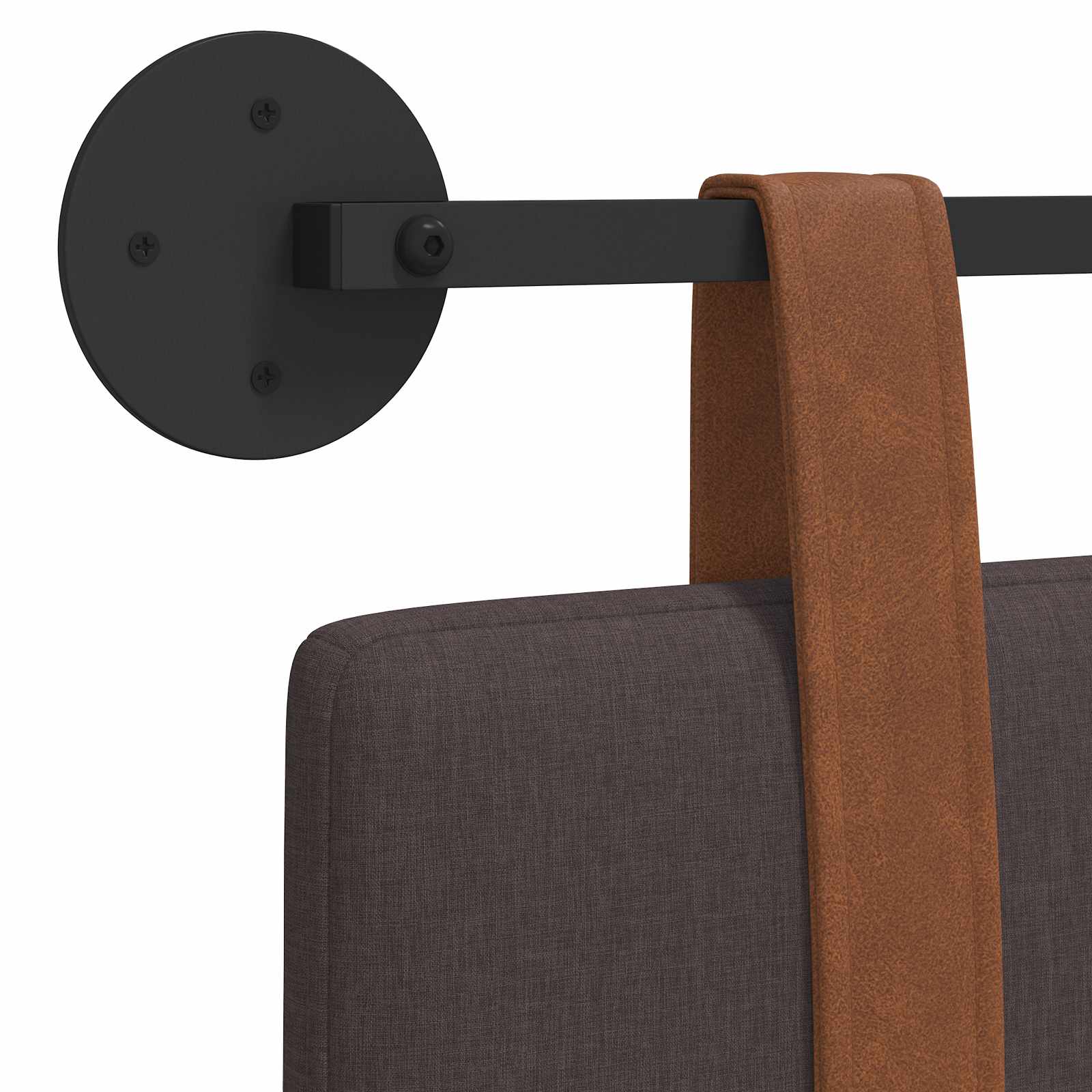 Κρεμαστό Κεφαλάρι Σκούρο Καφέ 100 x 40 cm Επεξεργασμένο ξύλο - Pakobazaar