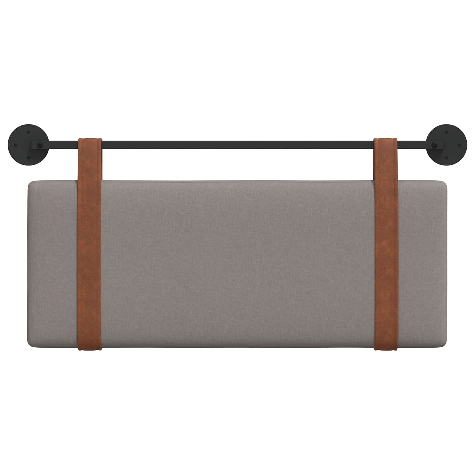 Κρεμαστό Κεφαλάρι Taupe 100 x 40 cm Επεξεργασμένο ξύλο - Pakobazaar