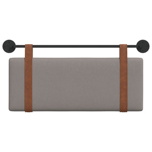 Κρεμαστό Κεφαλάρι Taupe 100 x 40 cm Επεξεργασμένο ξύλο - Pakobazaar