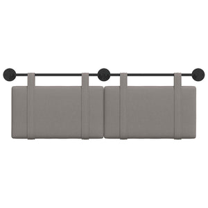 Κρεμαστό Κεφαλάρι Επιτοίχιο Taupe 130 x 55 x 5 εκ ύφασμα - Pakobazaar