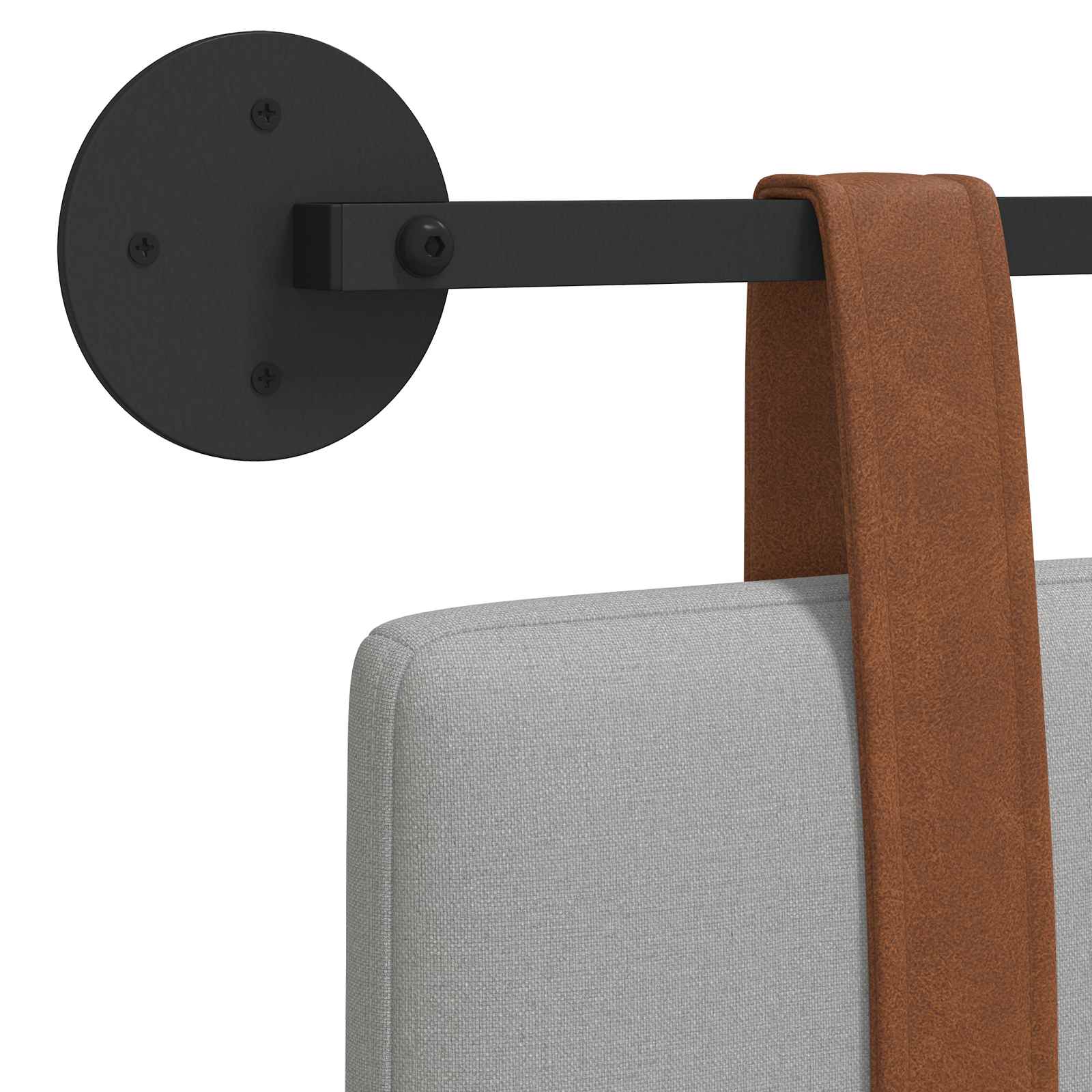 Κρεμαστό Κεφαλάρι Σκίουρος Γκρί 120 x 40 cm Επεξεργασμένο ξύλο - Pakobazaar