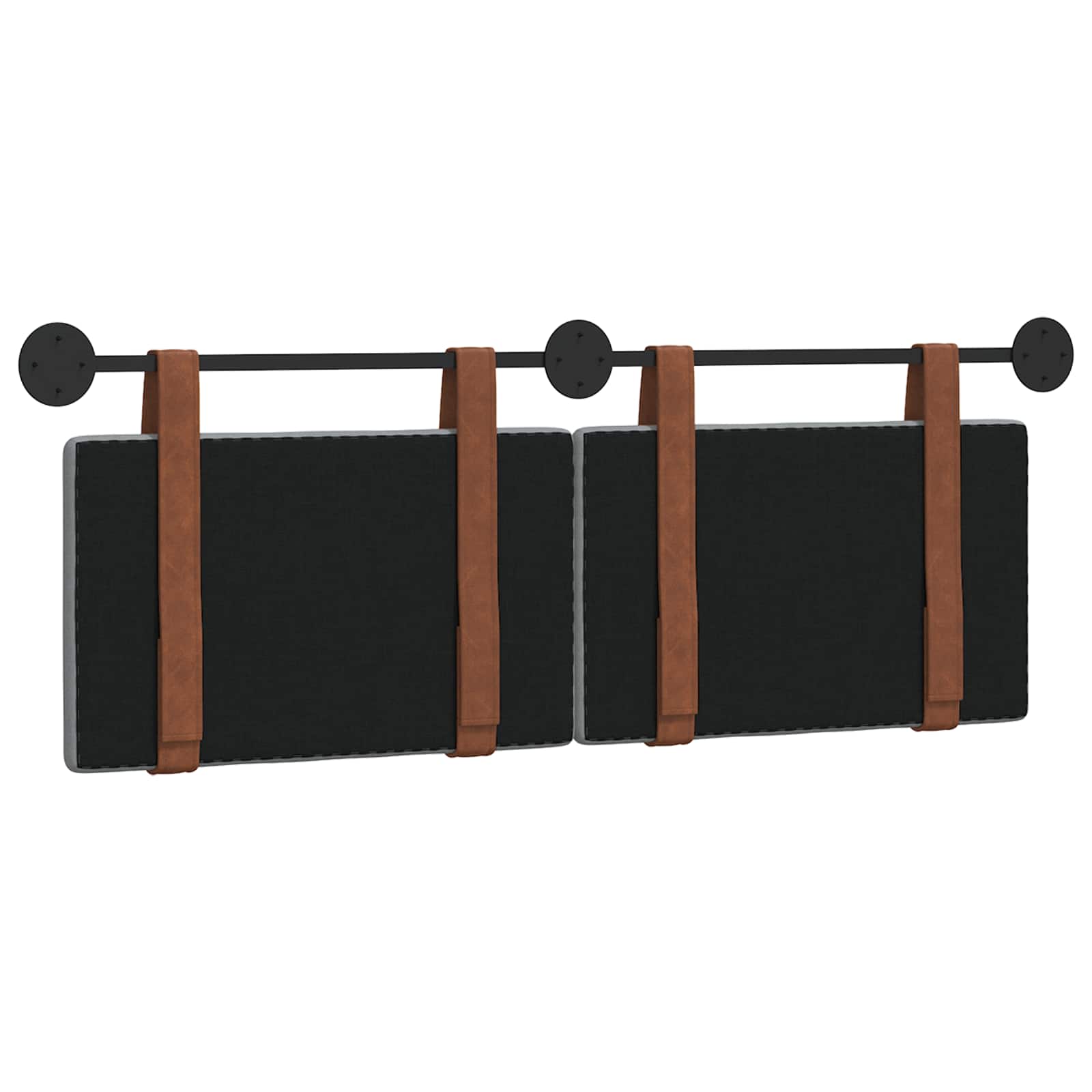 Κρεμαστό Κεφαλάρι Ανοιχτό γκρι 120 x 40 cm Επεξεργασμένο ξύλο - Pakobazaar