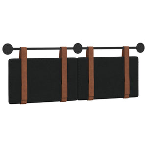 Κρεμαστό Κεφαλάρι Μαύρο 120 x 40 cm Επεξεργασμένο ξύλο - Pakobazaar