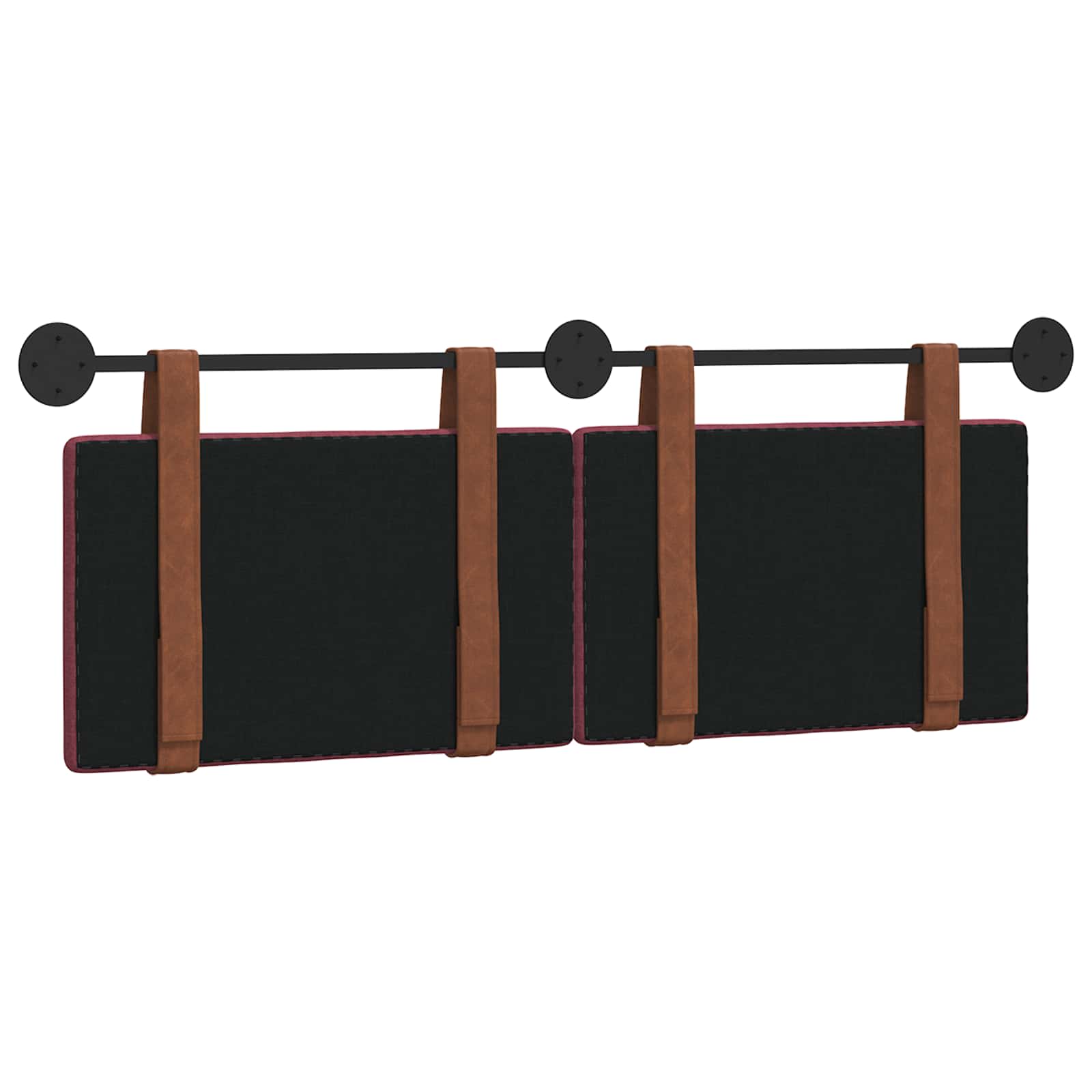 Κρεμαστό Κεφαλάρι Κόκκινο 120 x 40 cm Επεξεργασμένο ξύλο - Pakobazaar