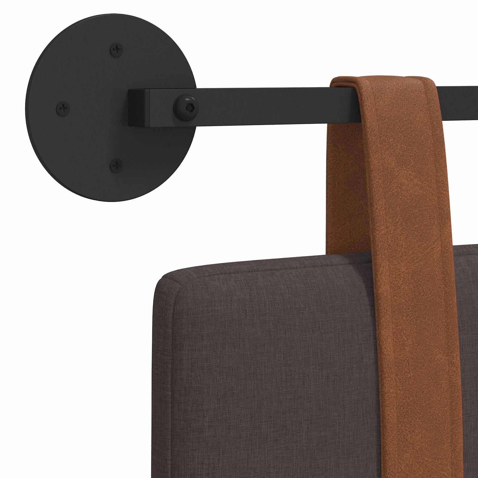 Κρεμαστό Κεφαλάρι Σκούρο Καφέ 120 x 40 cm Επεξεργασμένο ξύλο - Pakobazaar