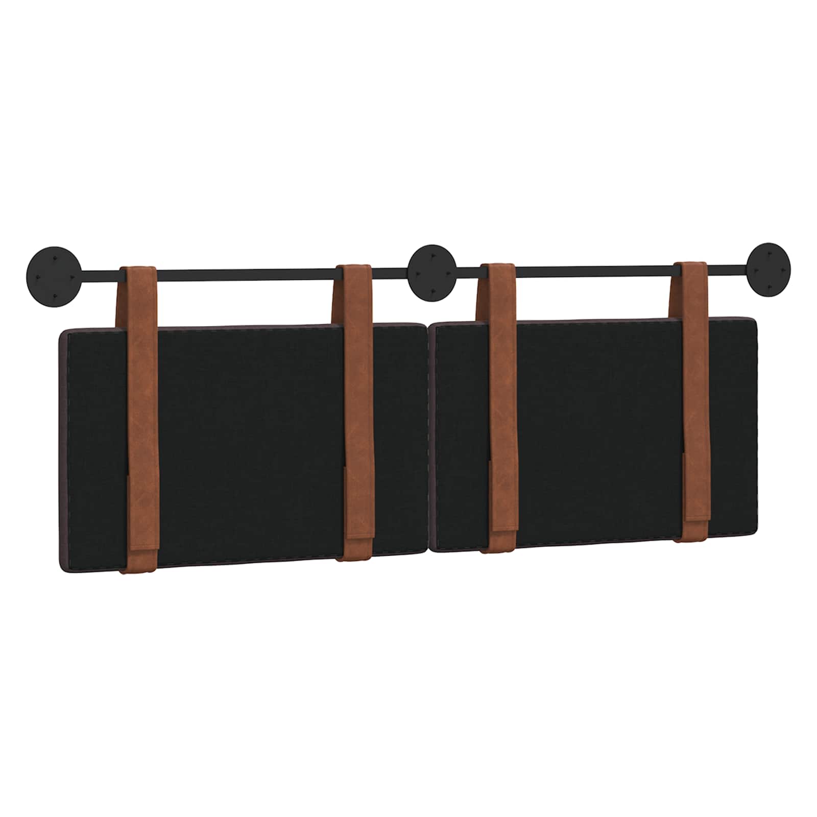 Κρεμαστό Κεφαλάρι Σκούρο Καφέ 120 x 40 cm Επεξεργασμένο ξύλο - Pakobazaar